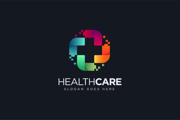Abstract Tech Medical Logo