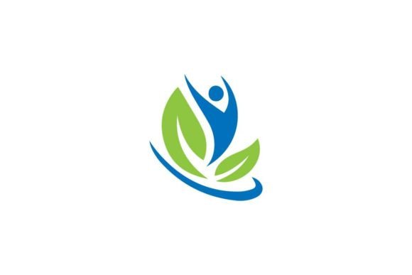 Human Medical Health Logo Icon Design