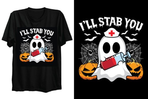 I Will Stab You Halloween Nurse T Shirt