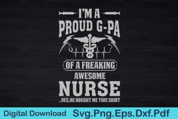 Nurse G-pa T Shirt Gift for G-pa