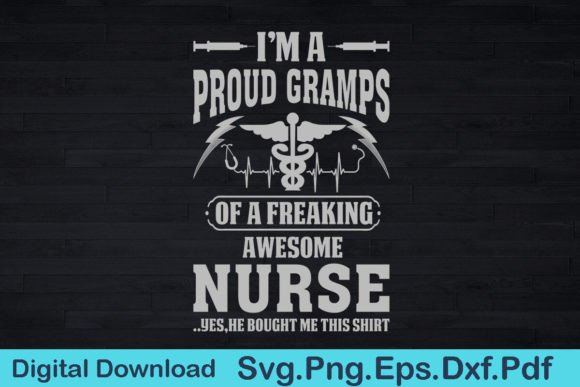 Nurse Gramps T Shirt Gift for Gramps