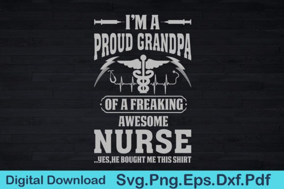 Nurse Grandpa T Shirt Gift for Grandpa