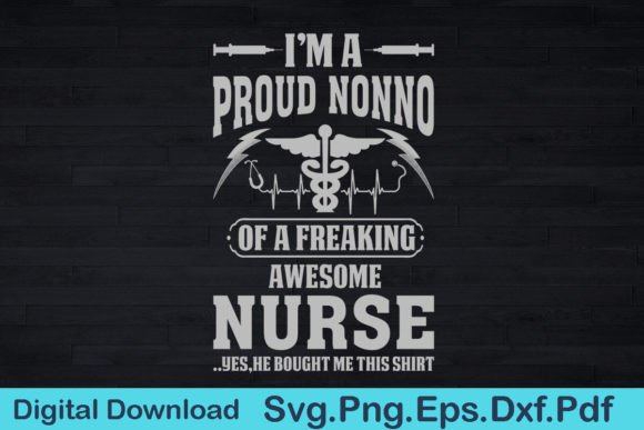 Nurse Nonno T Shirt Gift for Nonno