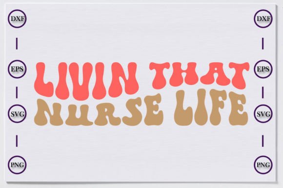 Nurse Unique Retro T-shirt Design, Livin