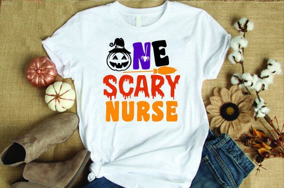 One Scary Nurse-Halloween T-shirt