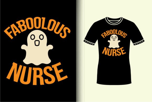 Retro Halloween Faboolous Nurse Shirt