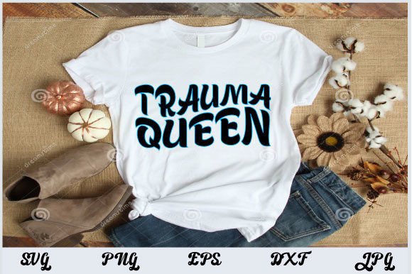 Retro Nurse Design, Trauma Queen