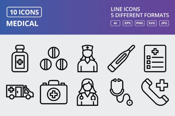 Vector Medical Icon Set