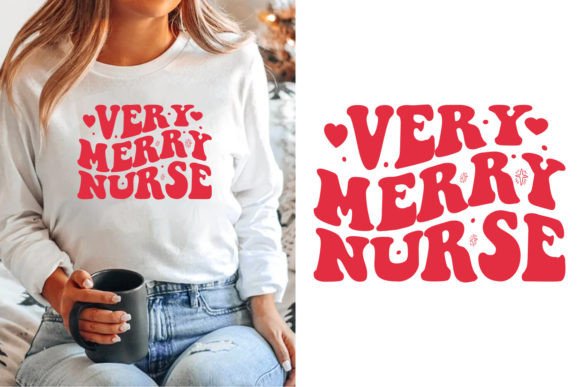 Very Merry Nurse. Nurse Christmas Shirt